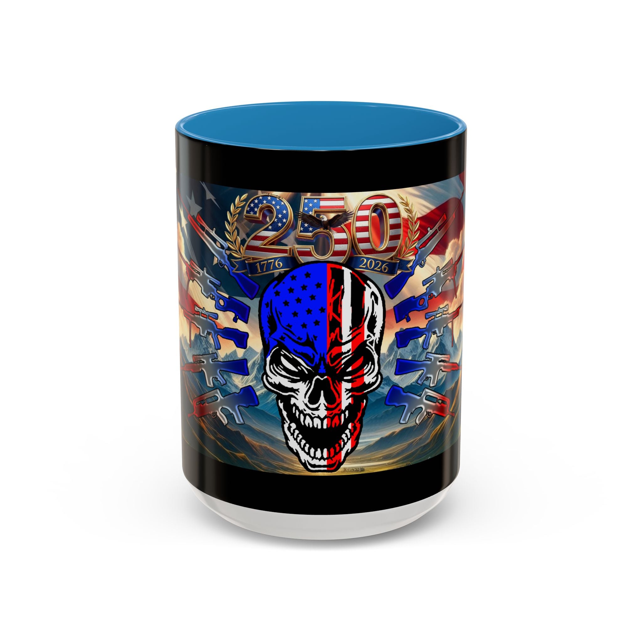 Skull & Guns 250th / Accent Coffee Mug 11/15 oz