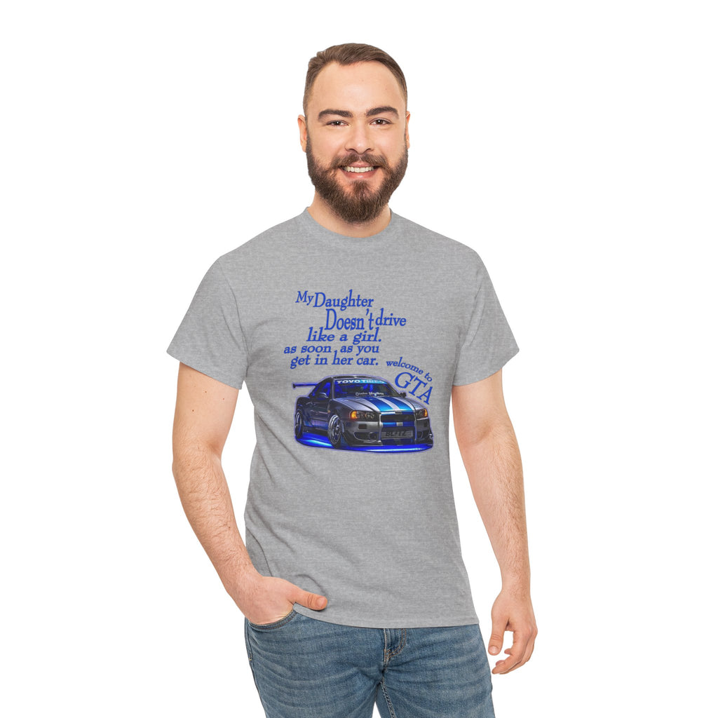 Daughter Doesn't Drive Like A Girl Blue