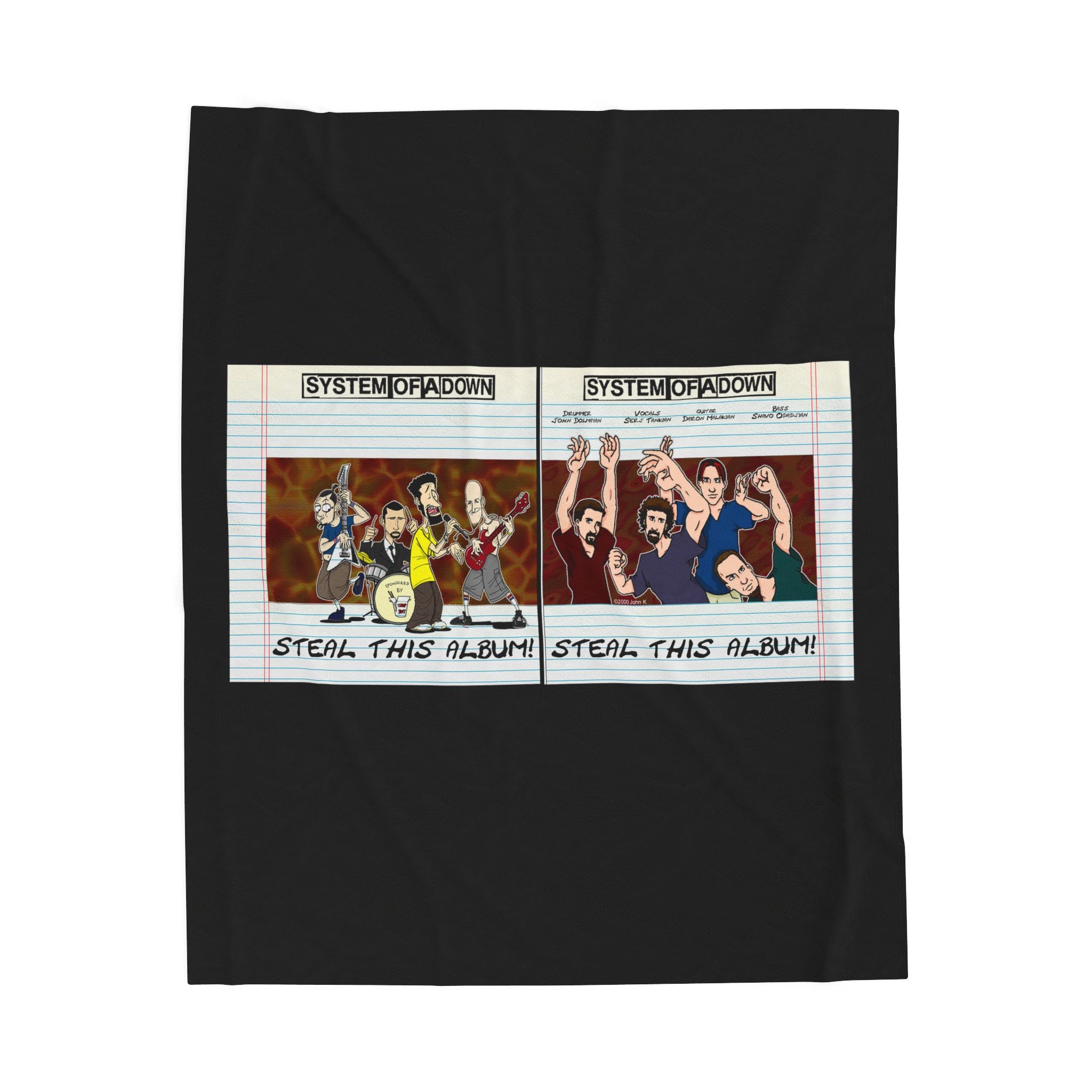SOAD Steal This Album F&B / Velveteen Plush Blanket