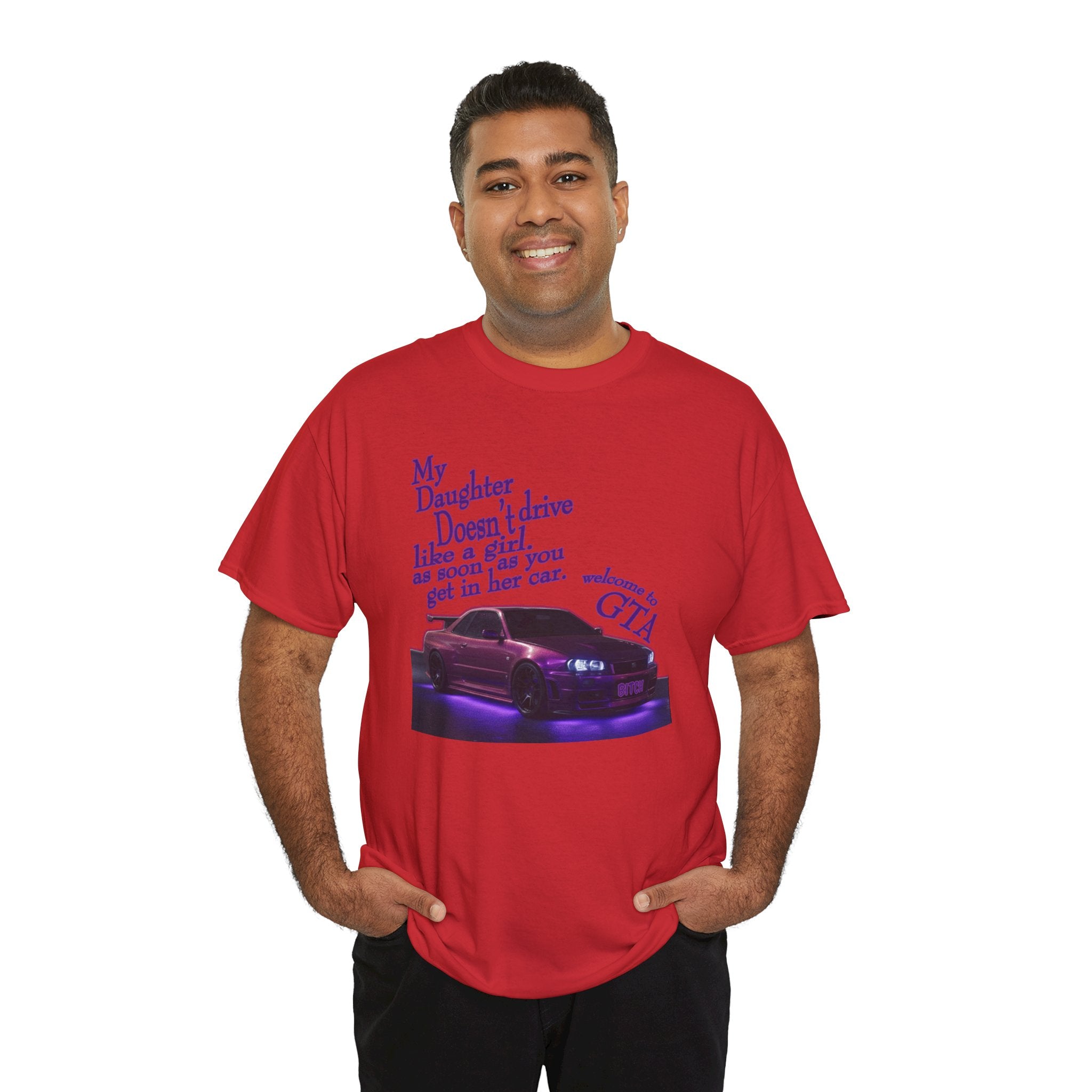 Daughter Doesn't Drive Like A Girl Purple