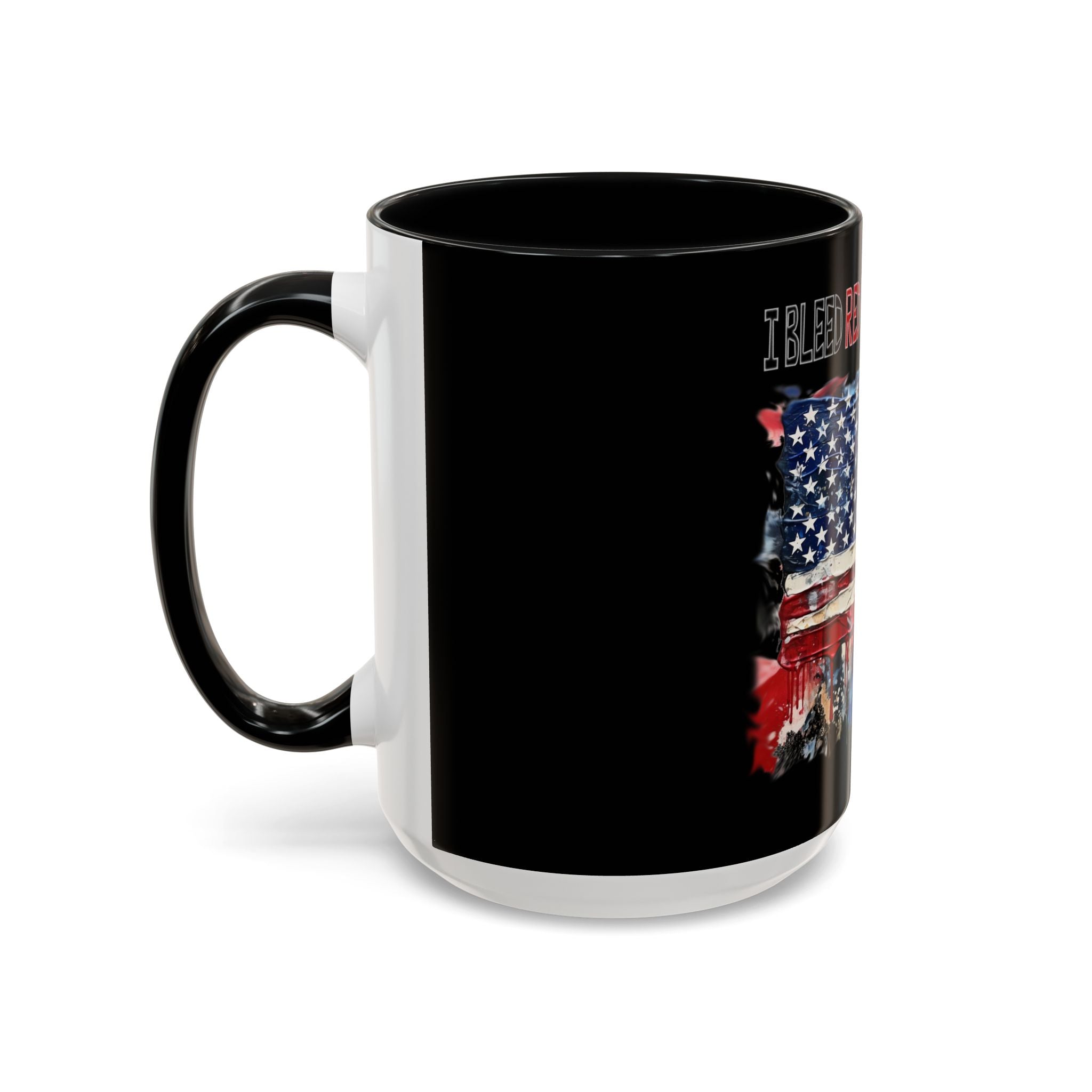 I Bleed Red White and Blue / Accent Coffee Mug 11/15oz