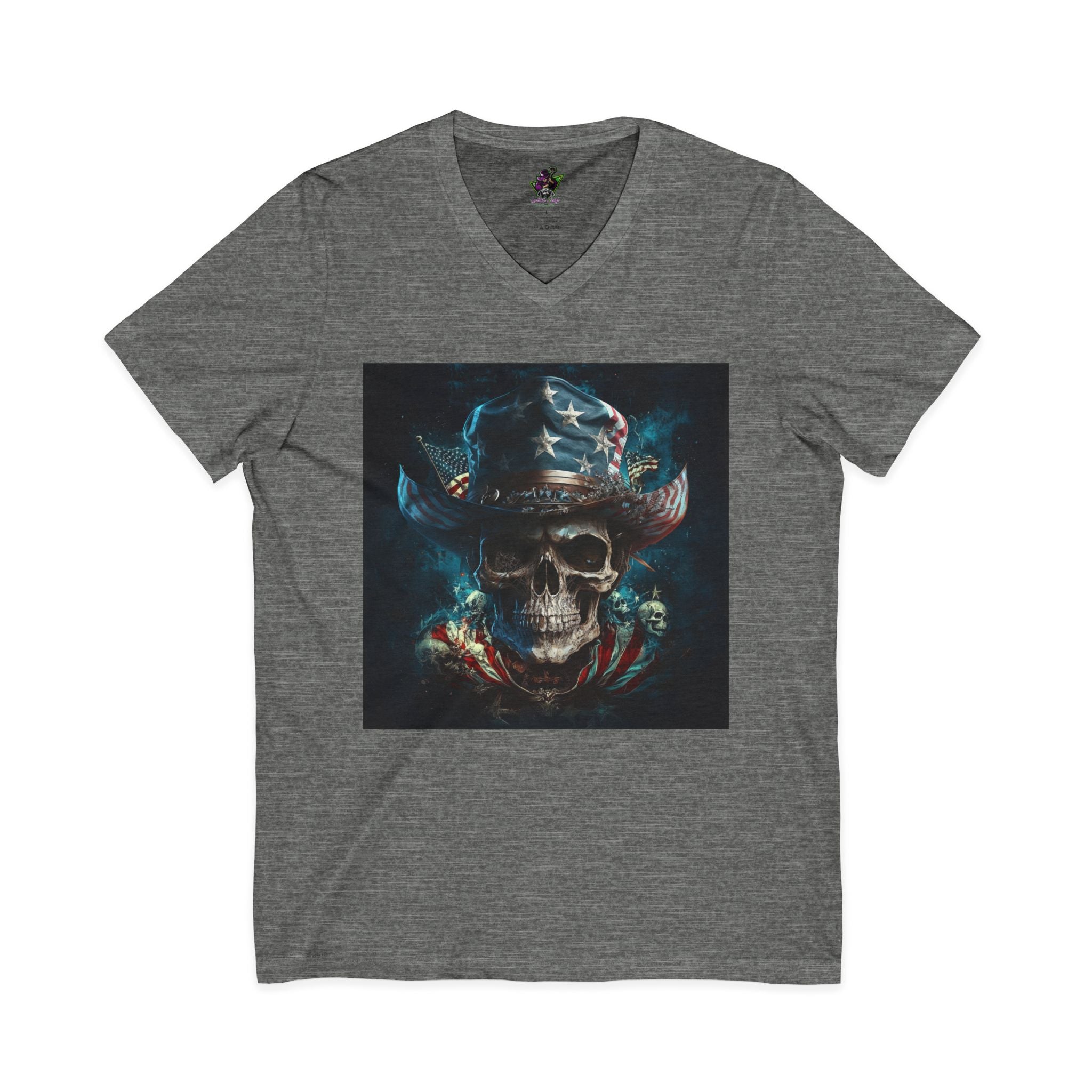 Skull Cowboy / V-Neck Tee