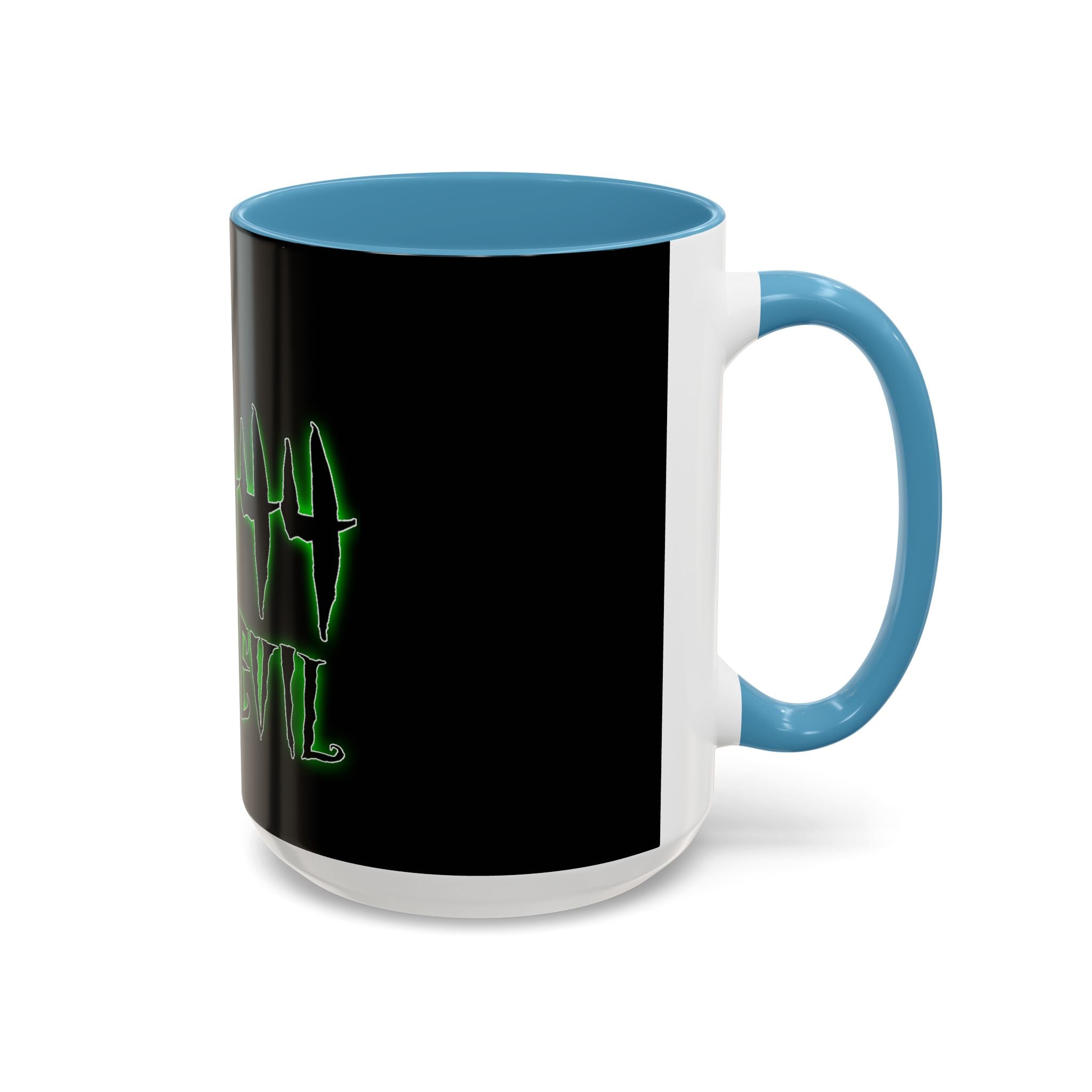 2/3 Evil Punk Skull / Accent Coffee Mug 11/15oz