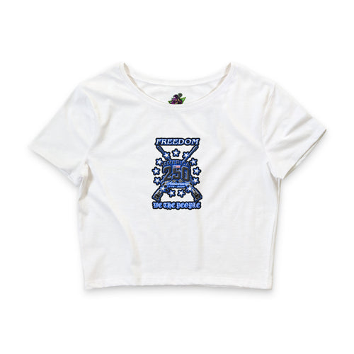 250 Anniversary Freedom 1776–2026 / Crop Tee