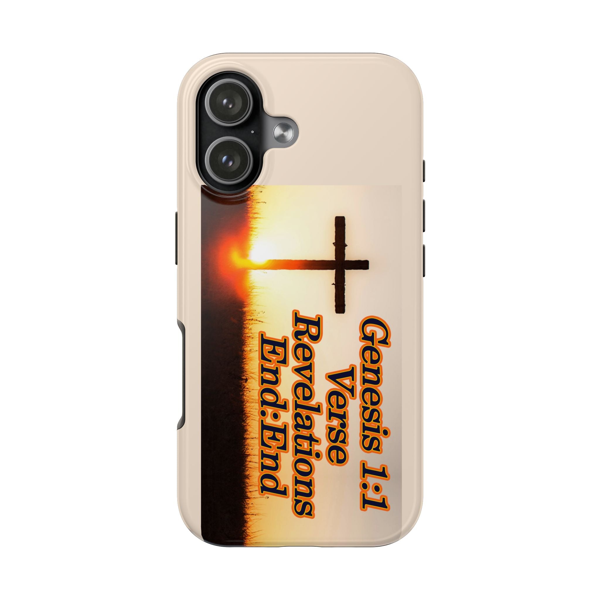 Genesis 1:1 Verse Revelations End:End / Tough Phone Case