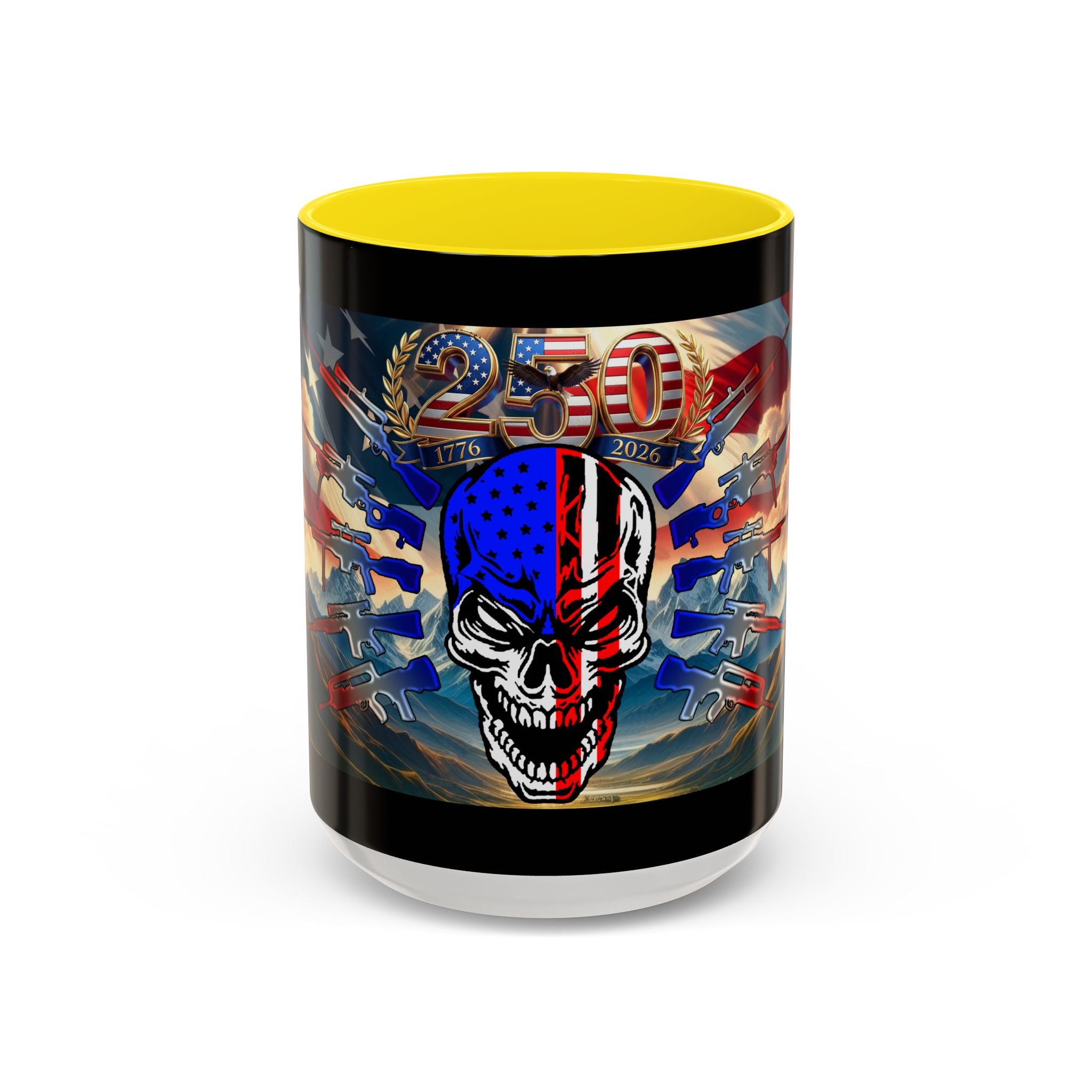 Skull & Guns 250th / Accent Coffee Mug 11/15 oz