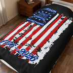 250 Anniversary Freedom 1776–2026 / Velveteen Plush Blanket