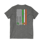 American / Ireland Flag  F&B / V-Neck Tee