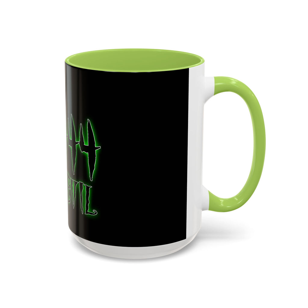 2/3 Evil Punk Skull / Accent Coffee Mug 11/15oz