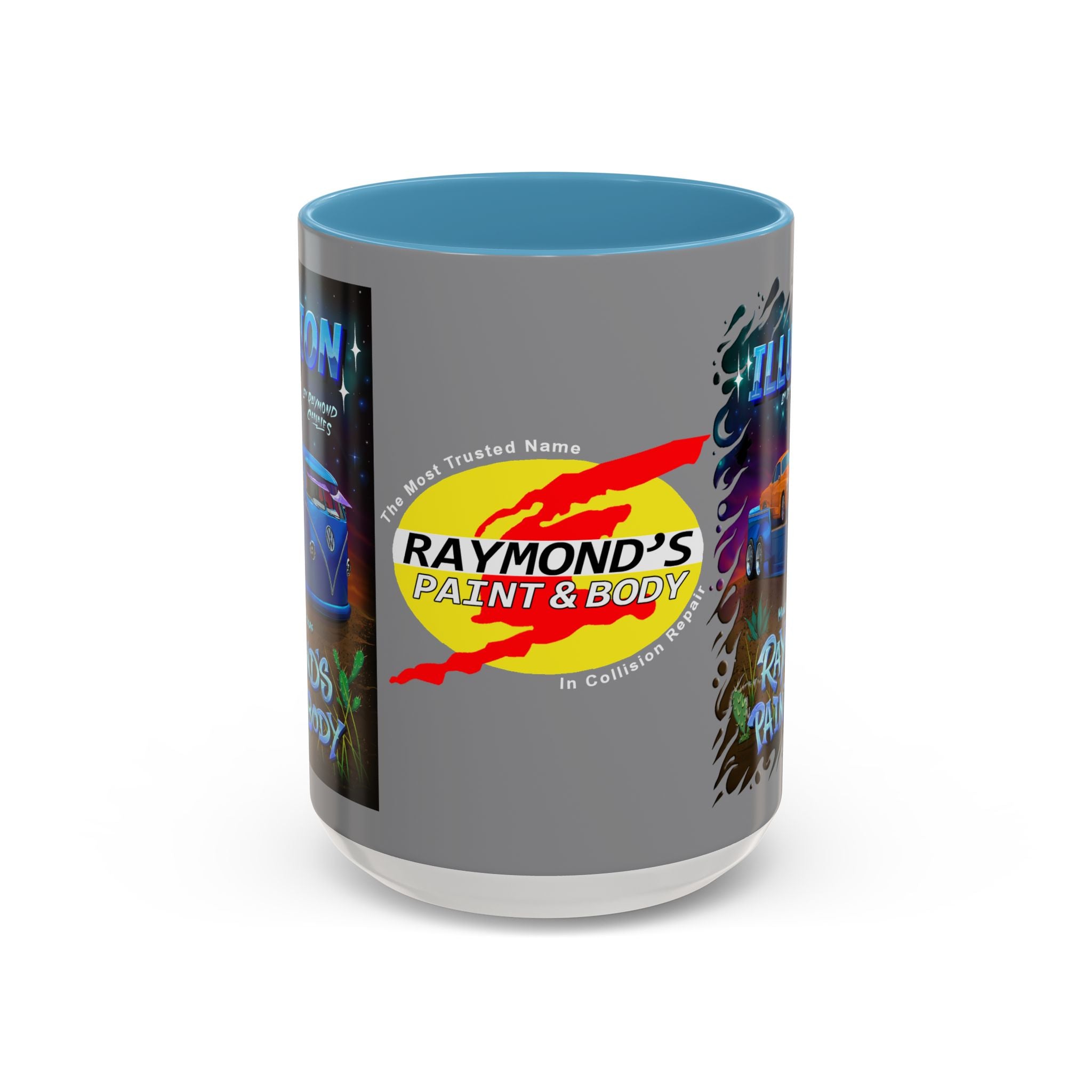 Raymond's Paint & Body Logo / Accent Coffee Mug 11/15oz