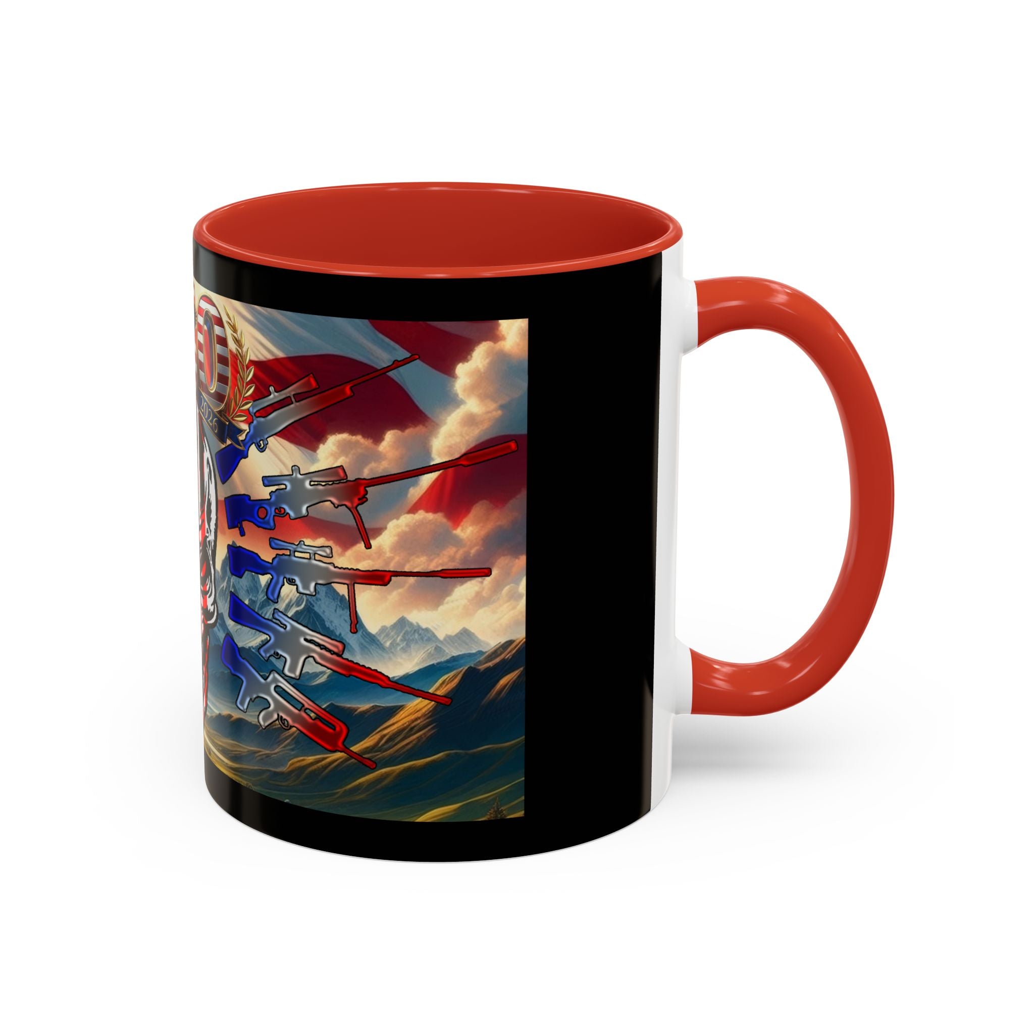 Skull & Guns 250th / Accent Coffee Mug 11/15 oz
