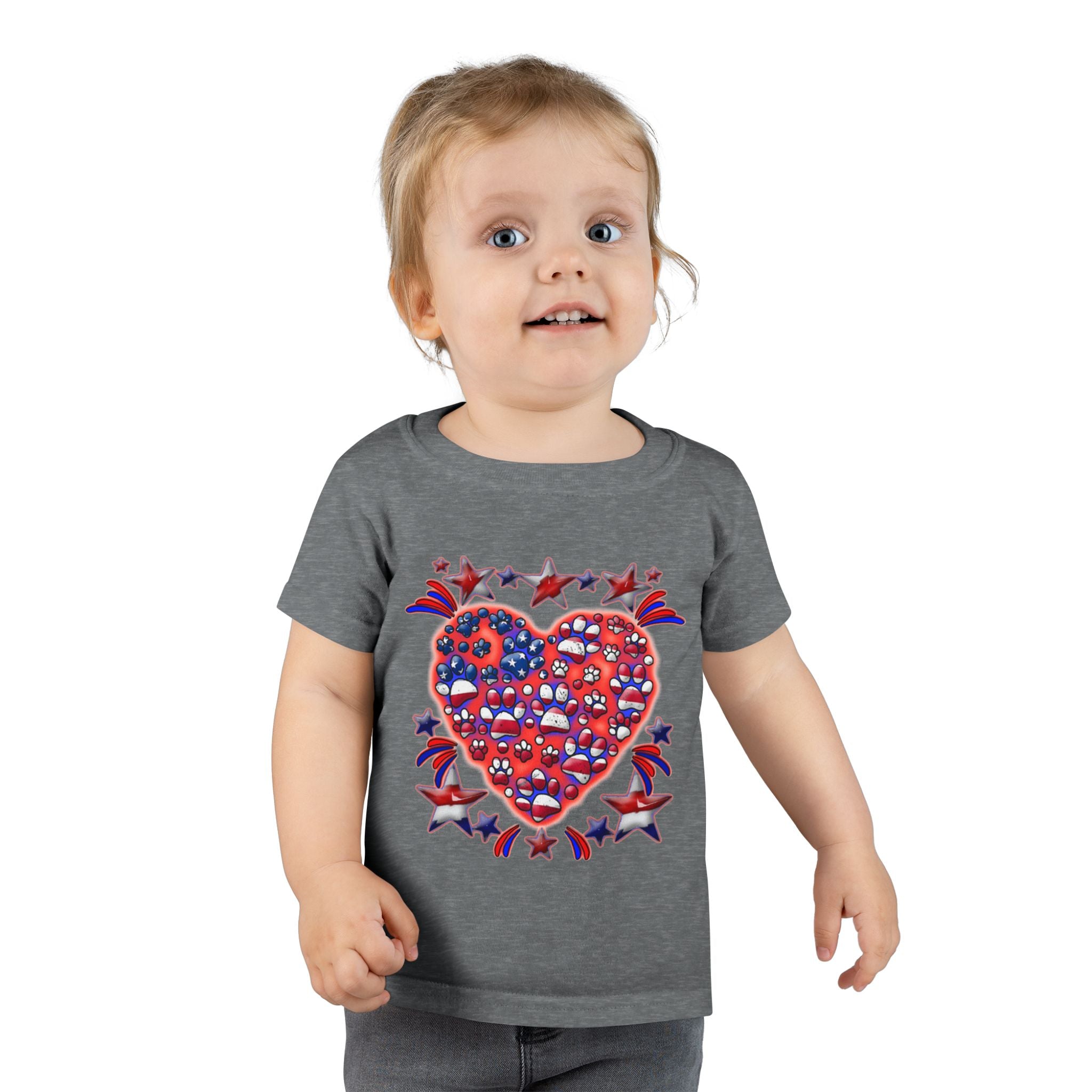 Patriotic Dog Heart / Toddler