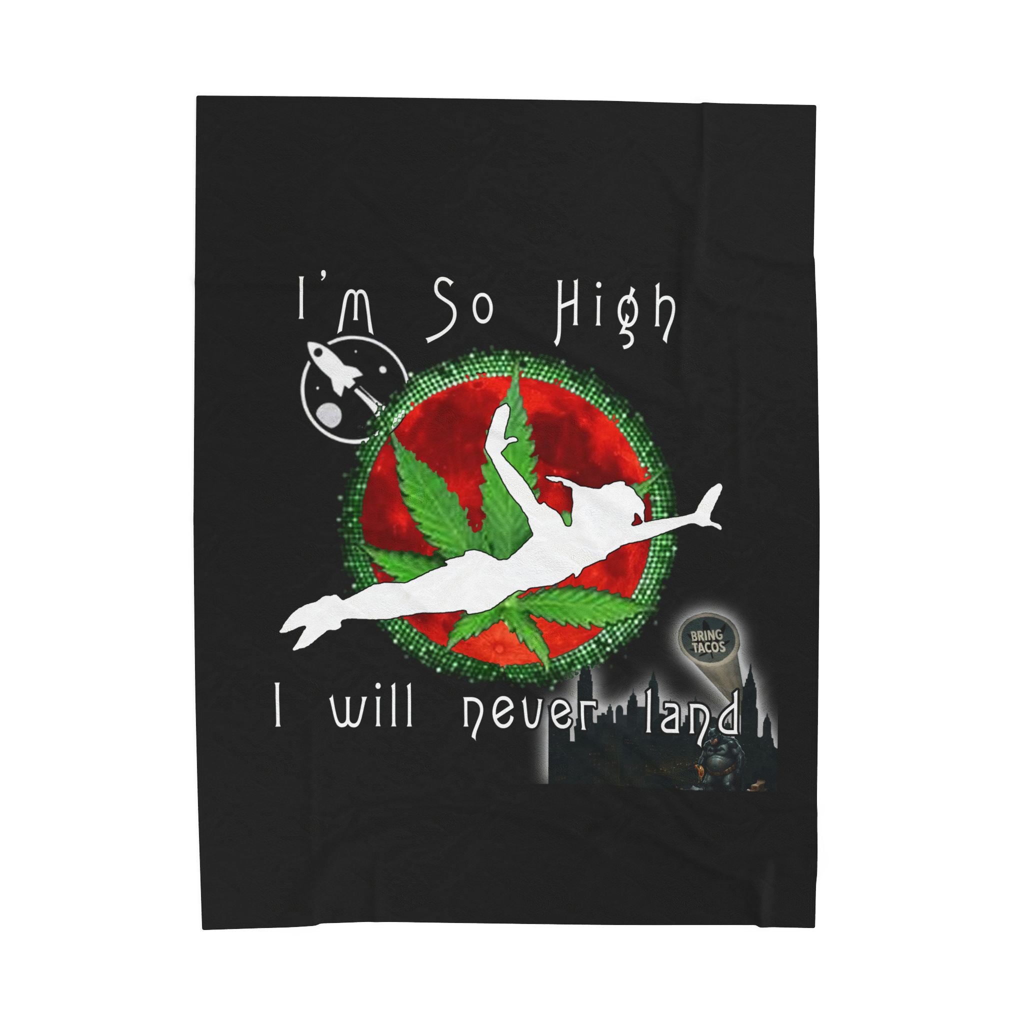 I’m So High / Velveteen Plush Blanket