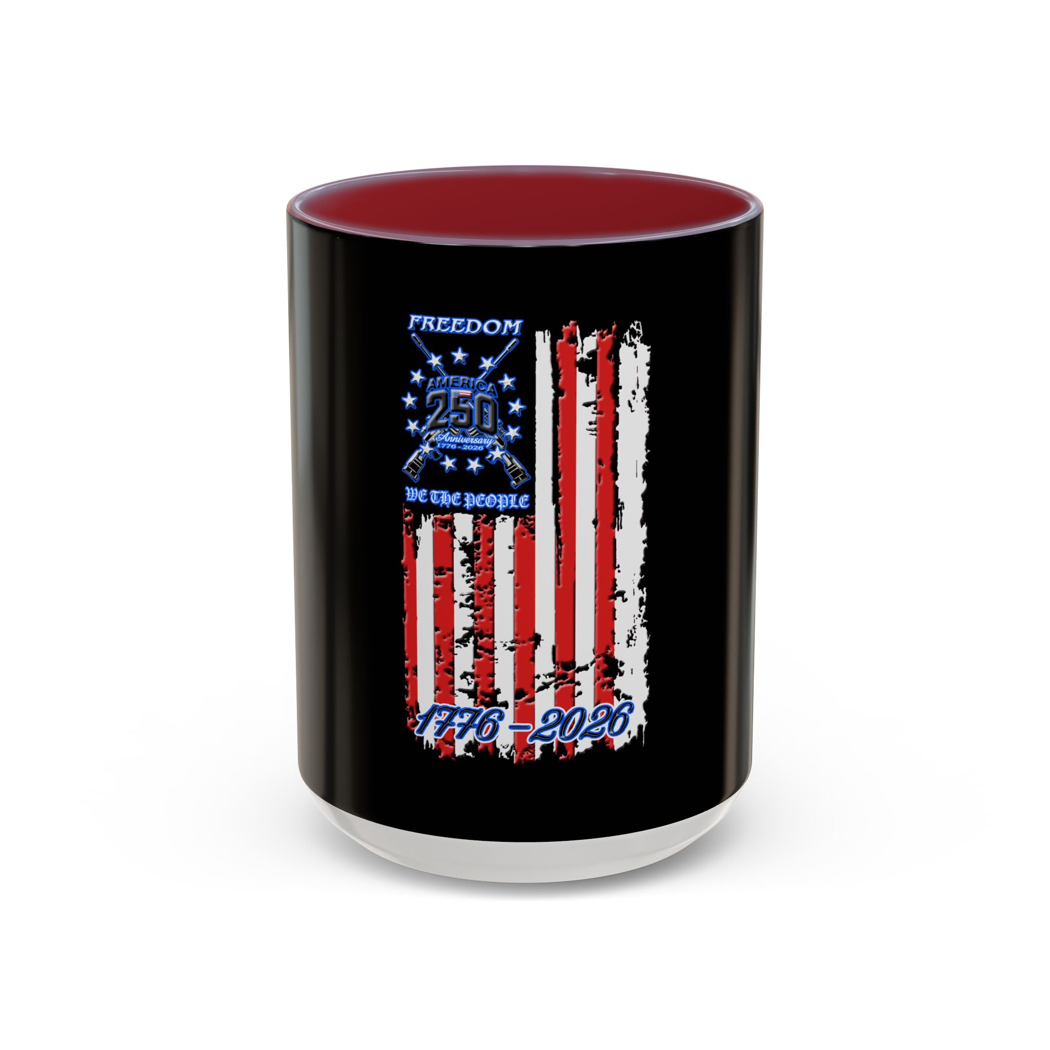 250th Anniversary Flag / Accent Coffee Mug 11/15oz