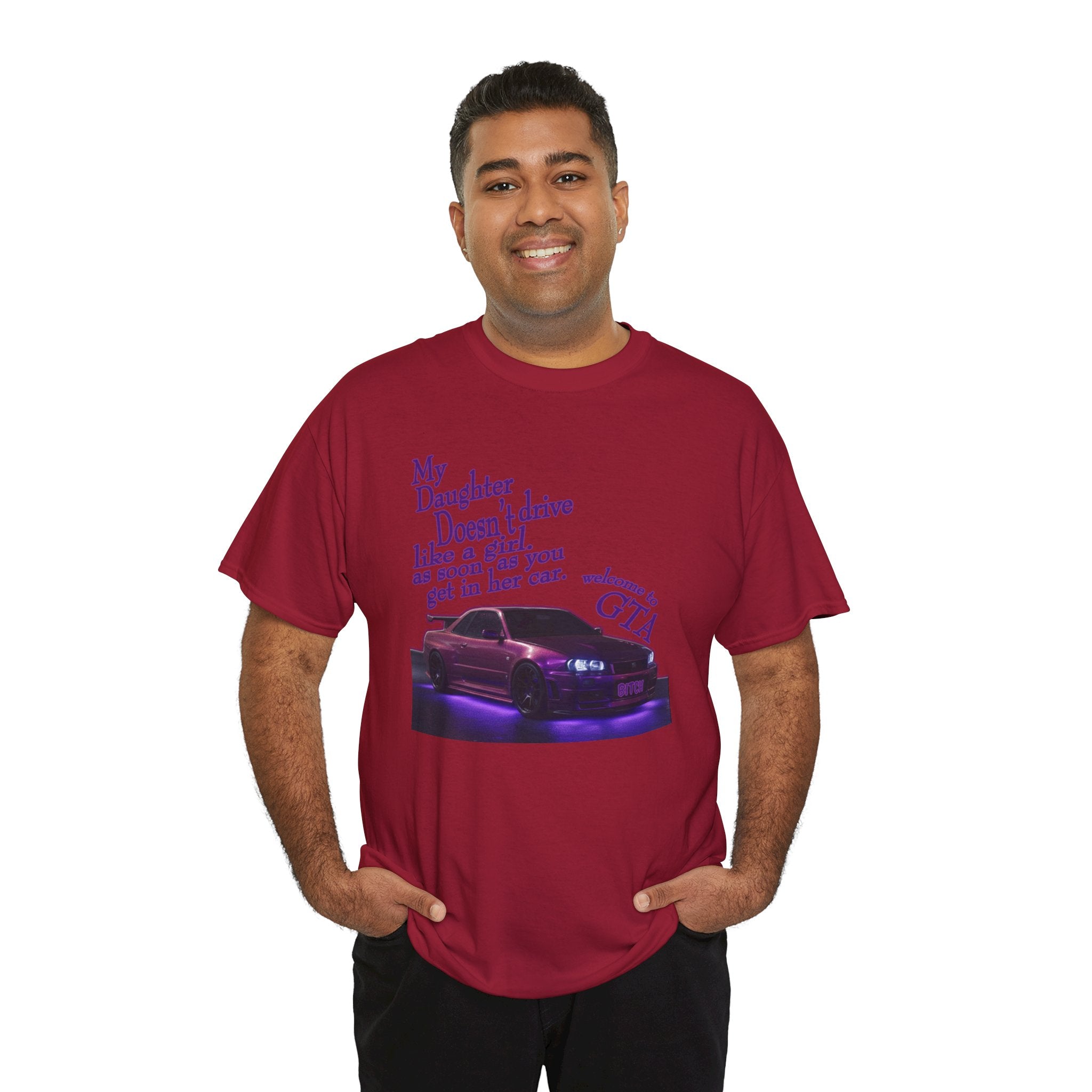 Daughter Doesn't Drive Like A Girl Purple