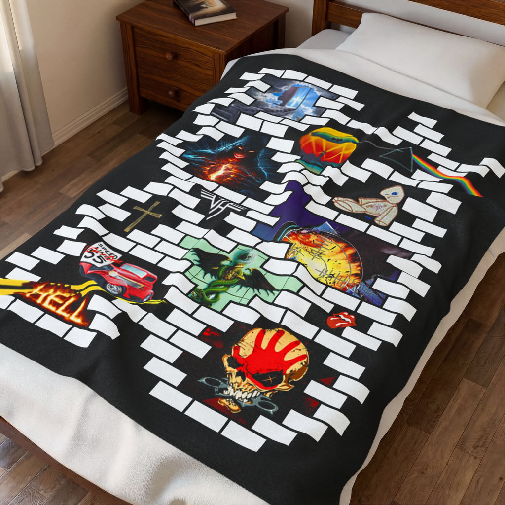 Collection Of Rock / Velveteen Plush Blanket
