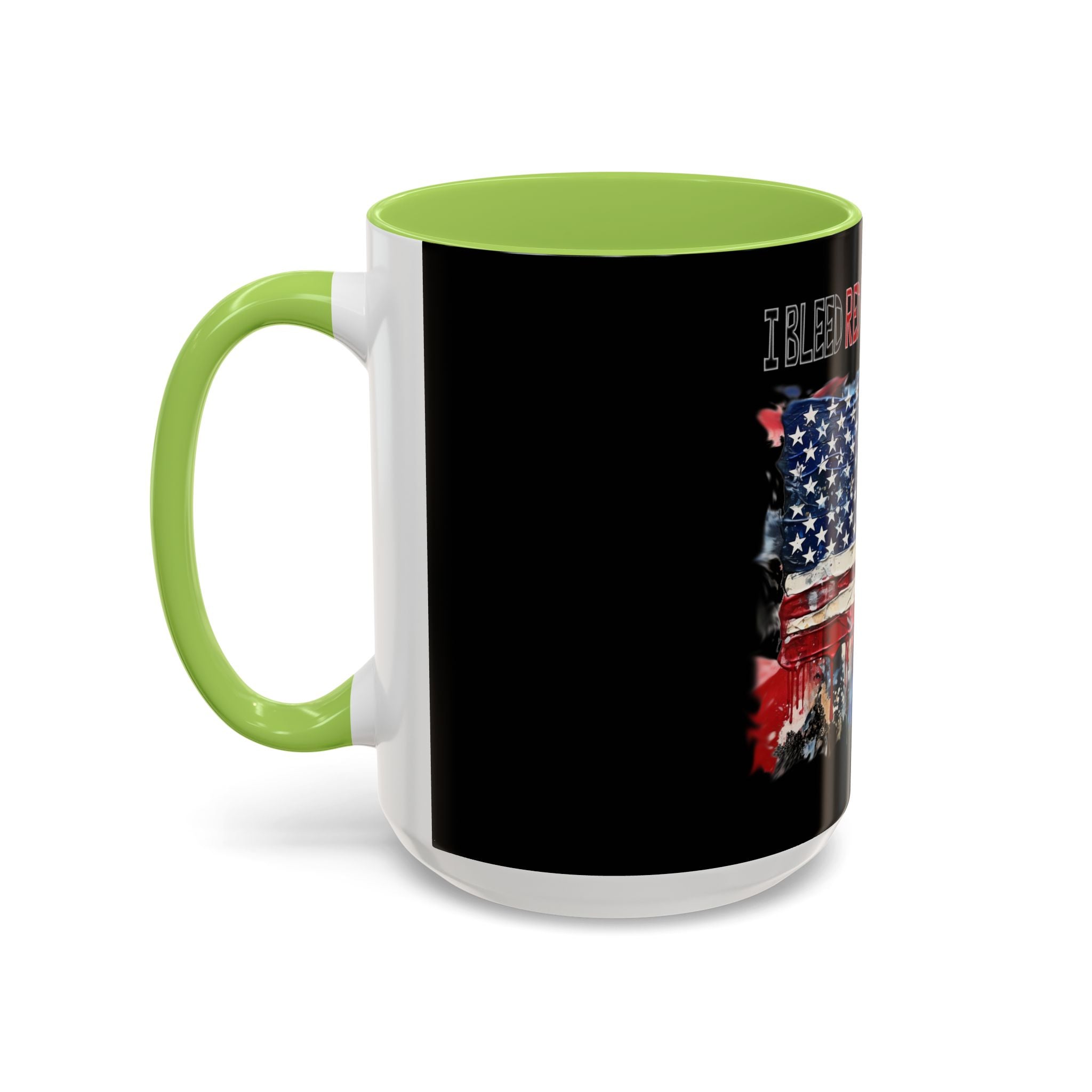 I Bleed Red White and Blue / Accent Coffee Mug 11/15oz