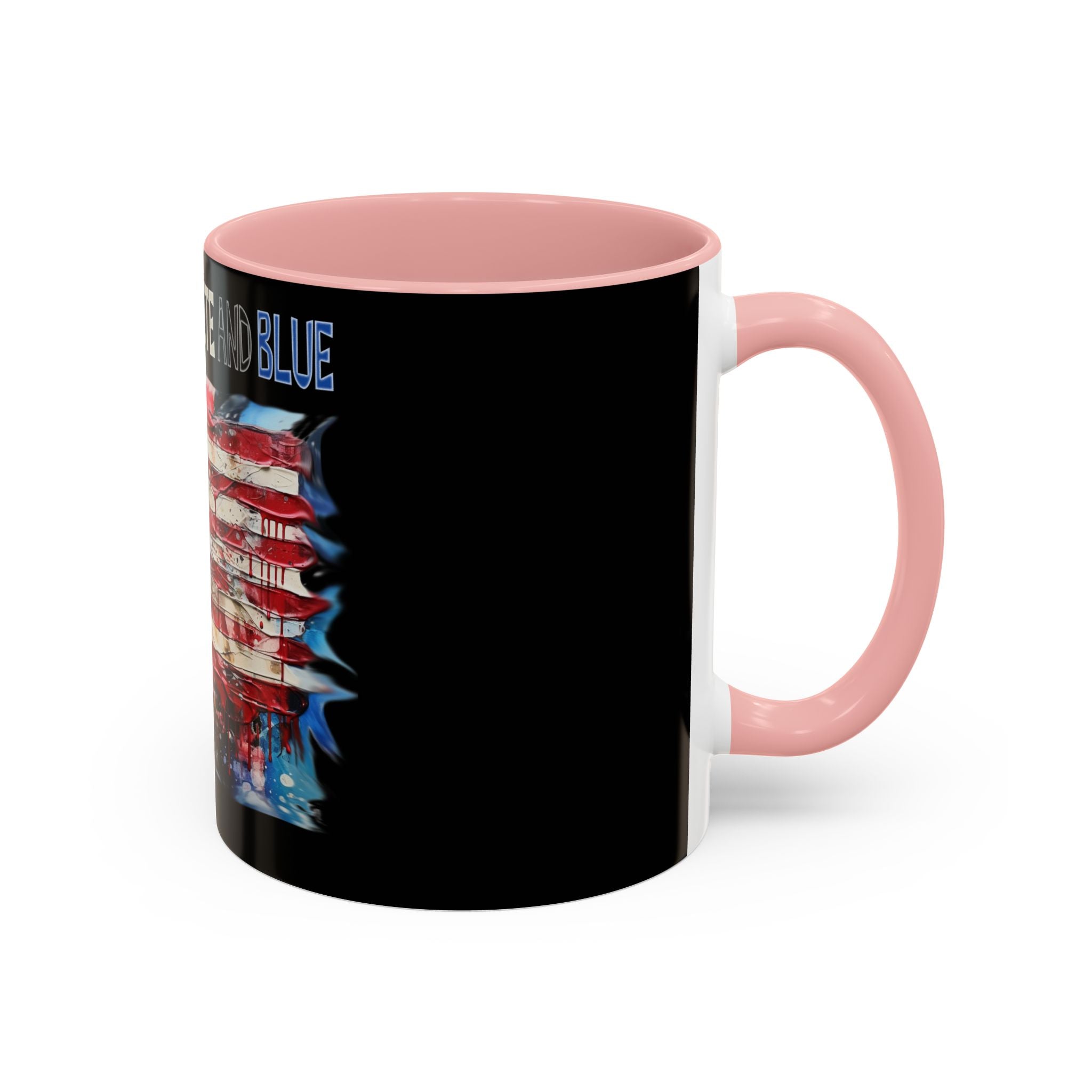 I Bleed Red White and Blue / Accent Coffee Mug 11/15 oz
