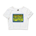 Sarcasm: Because Beating the Shit / Crop Top