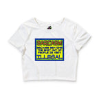 Sarcasm: Because Beating the Shit / Crop Top