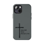 John 8:32 / Proverb 1: 8-9 / Tough Phone Case