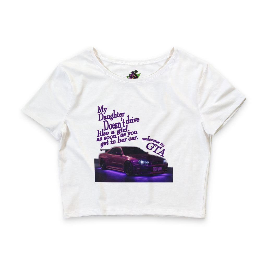 My Daughter Doesn't Drive Purple / Crop Top