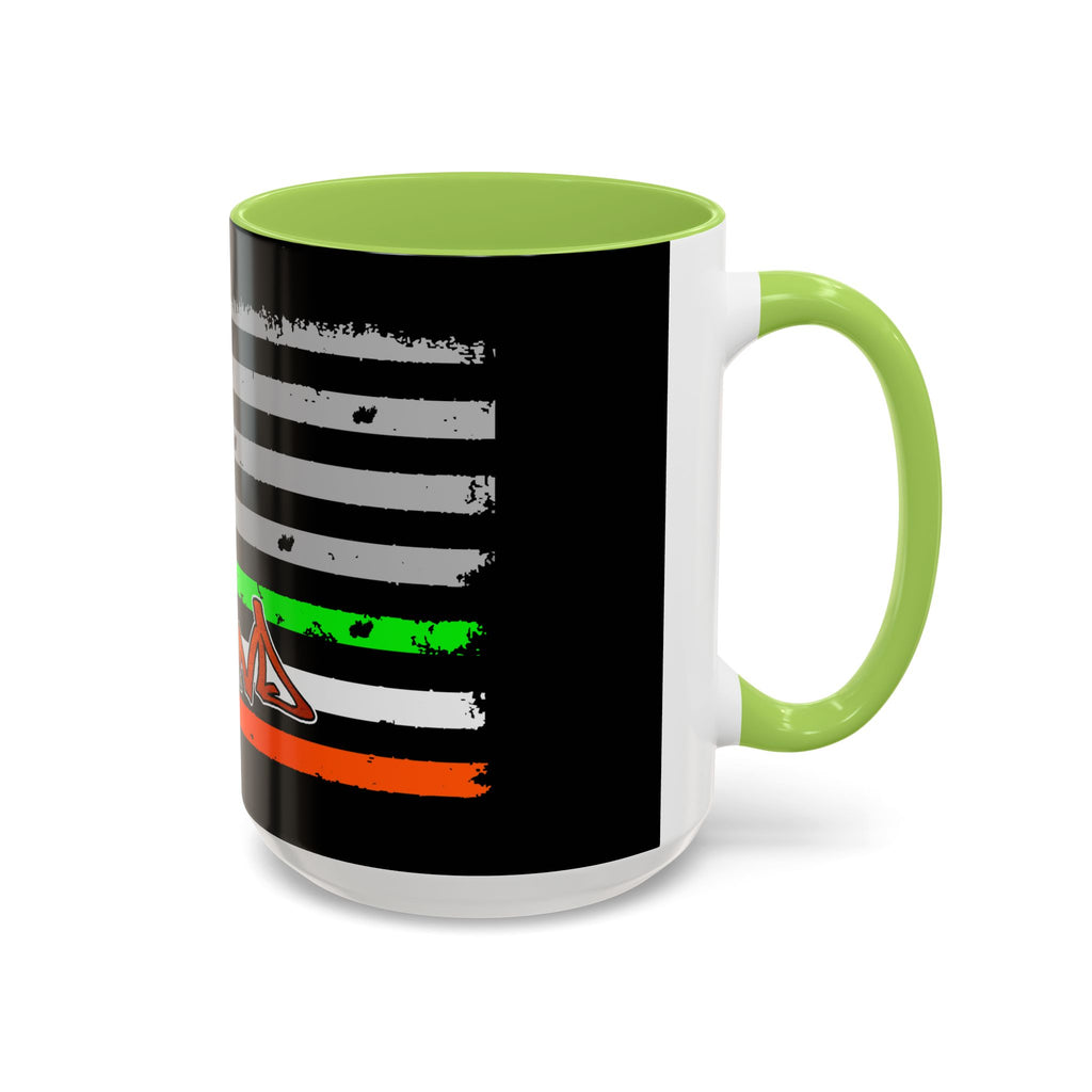 American/Ireland Flag / Accent Coffee Mug 11/15oz