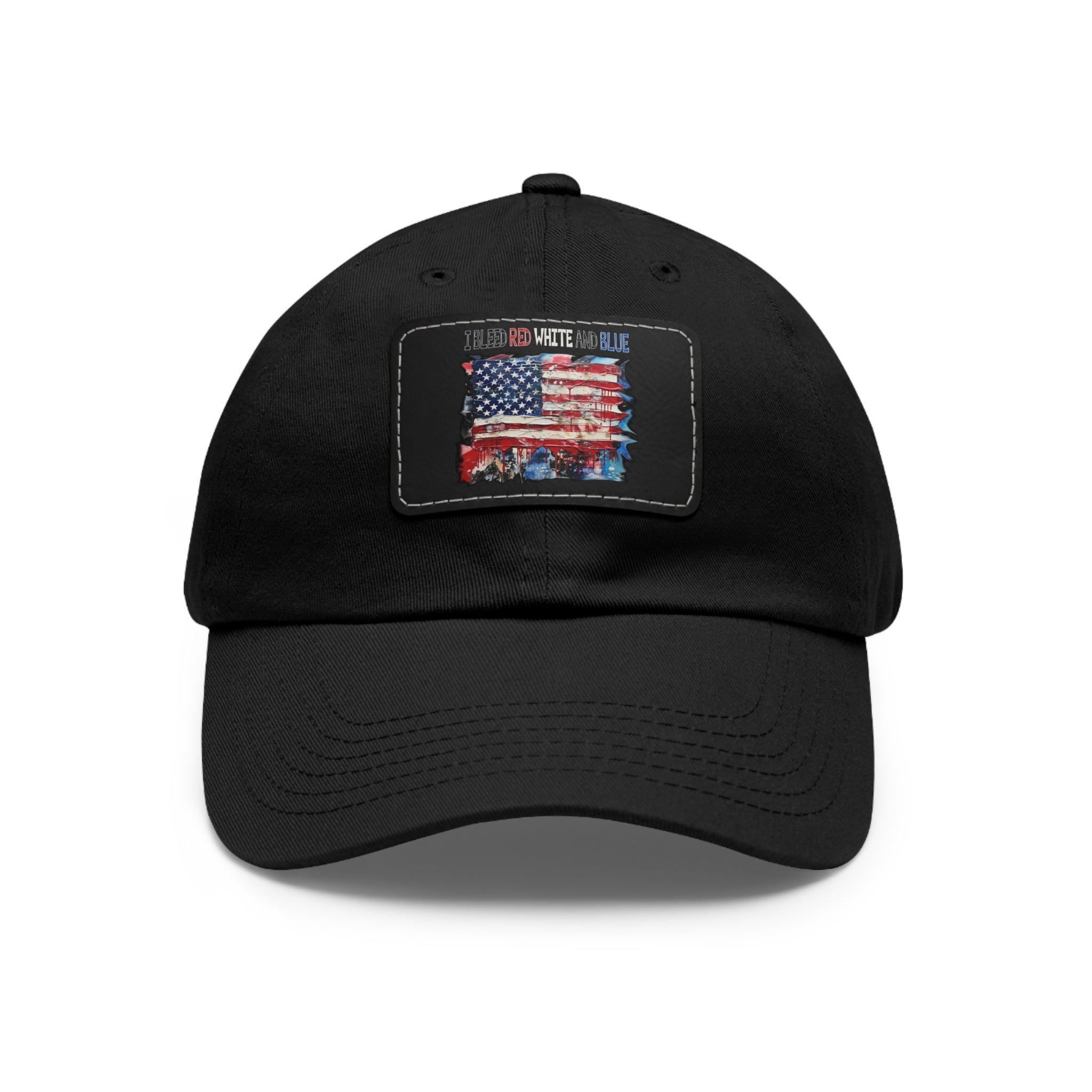 I Bleed Red White and Blue / Leather Patch