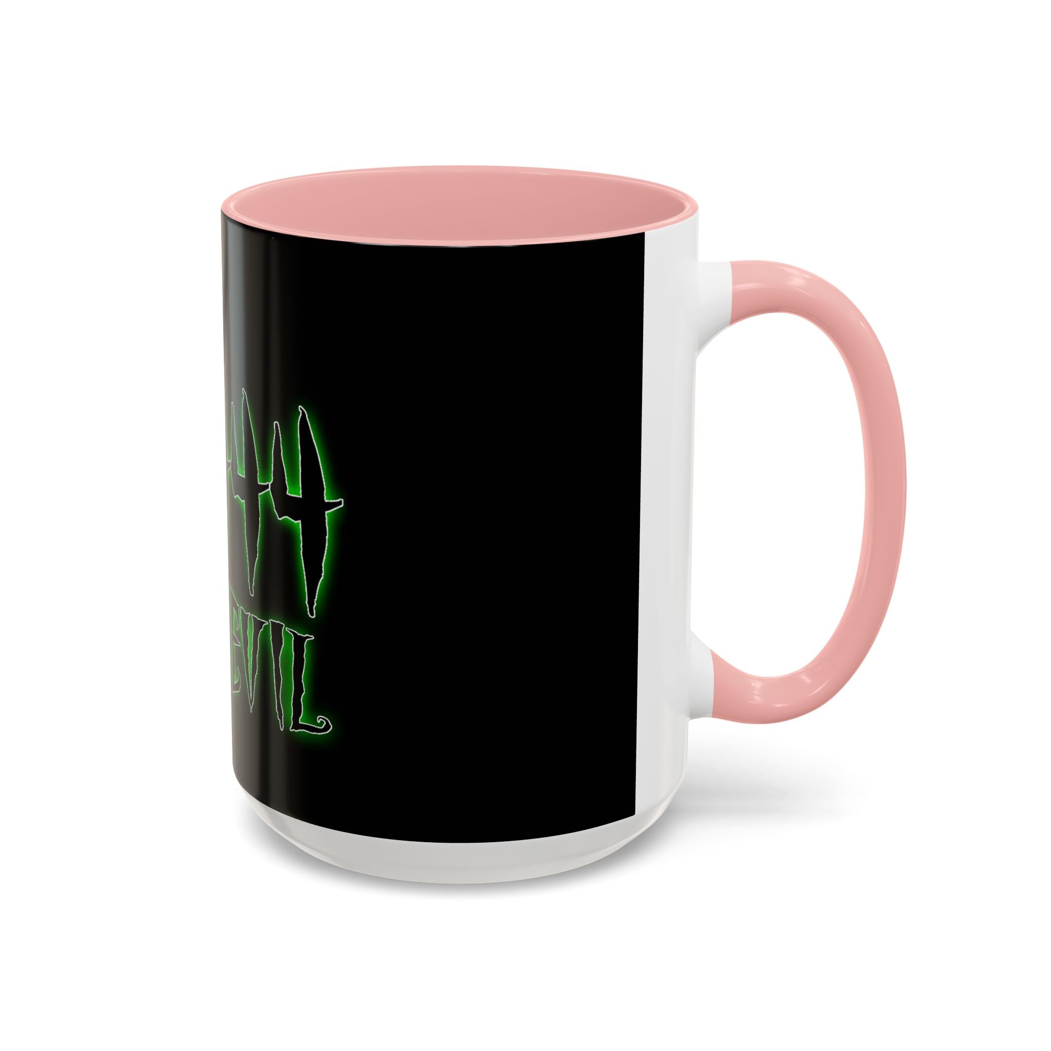 2/3 Evil Punk Skull / Accent Coffee Mug 11/15oz