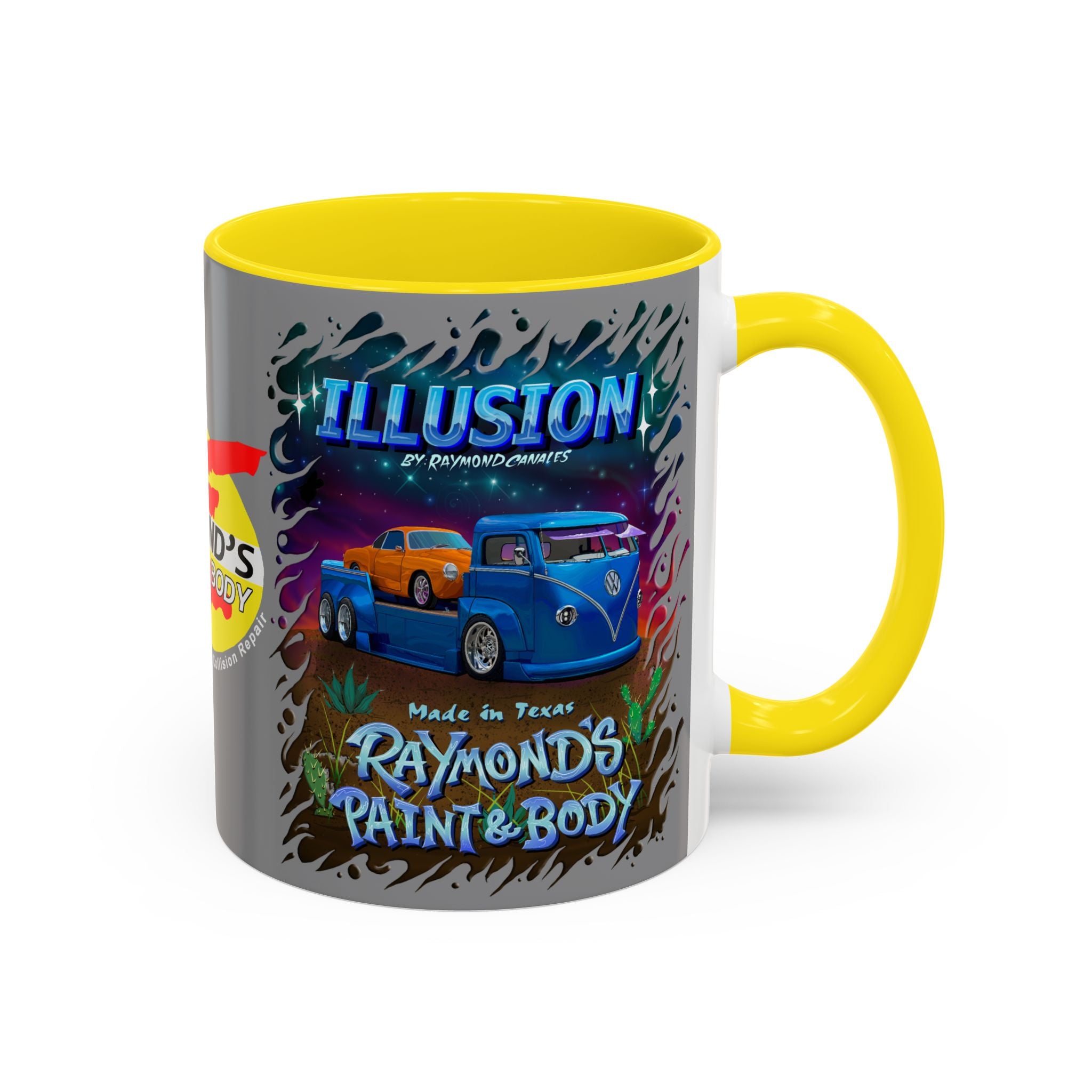 Raymond's Paint & Body Logo / Accent Coffee Mug 11/15oz