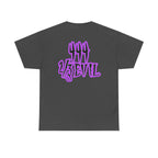 2/3 Evil Gothic Purple Script