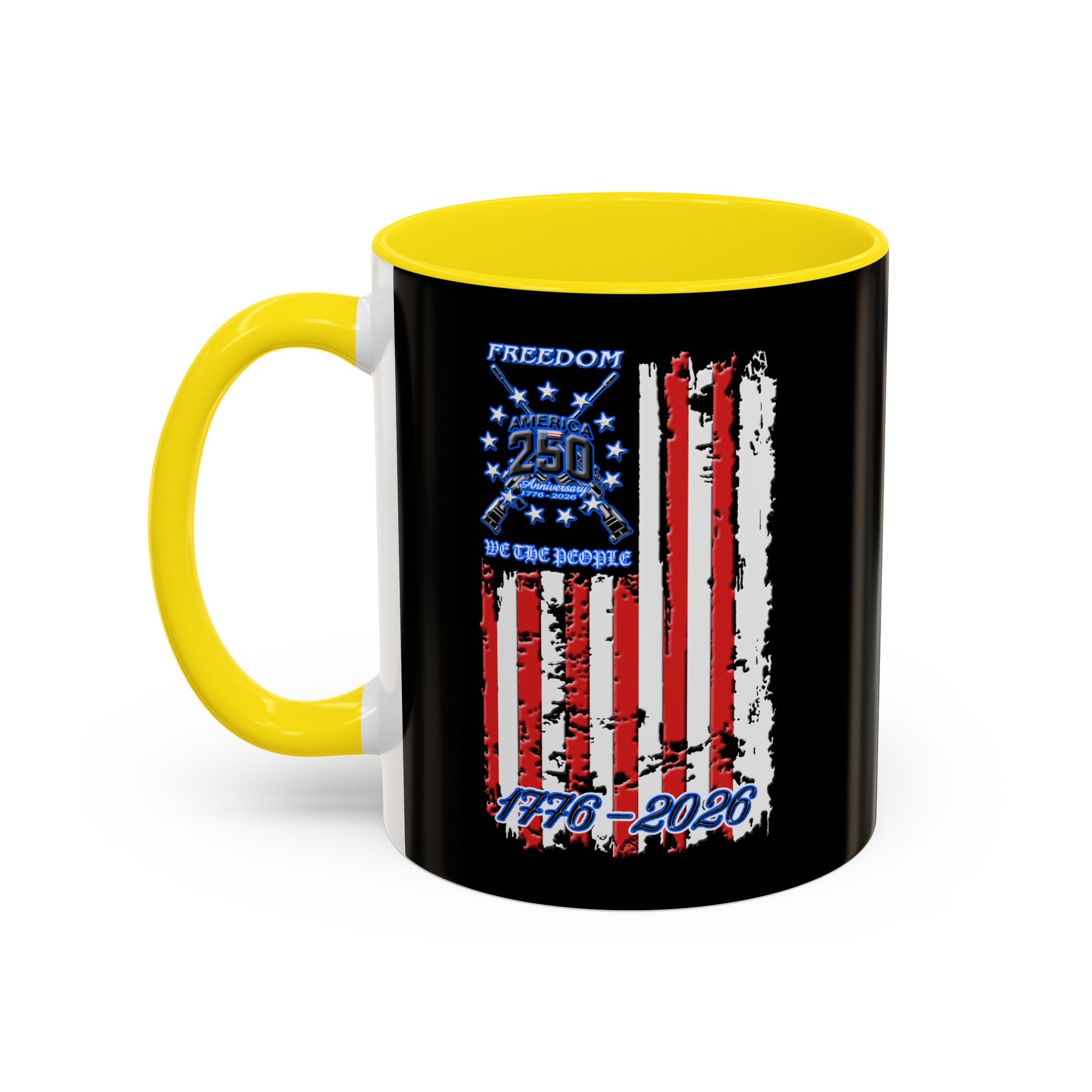 250 Anniversary Freedom 1776–2026 / Accent Coffee Mug 11/15oz