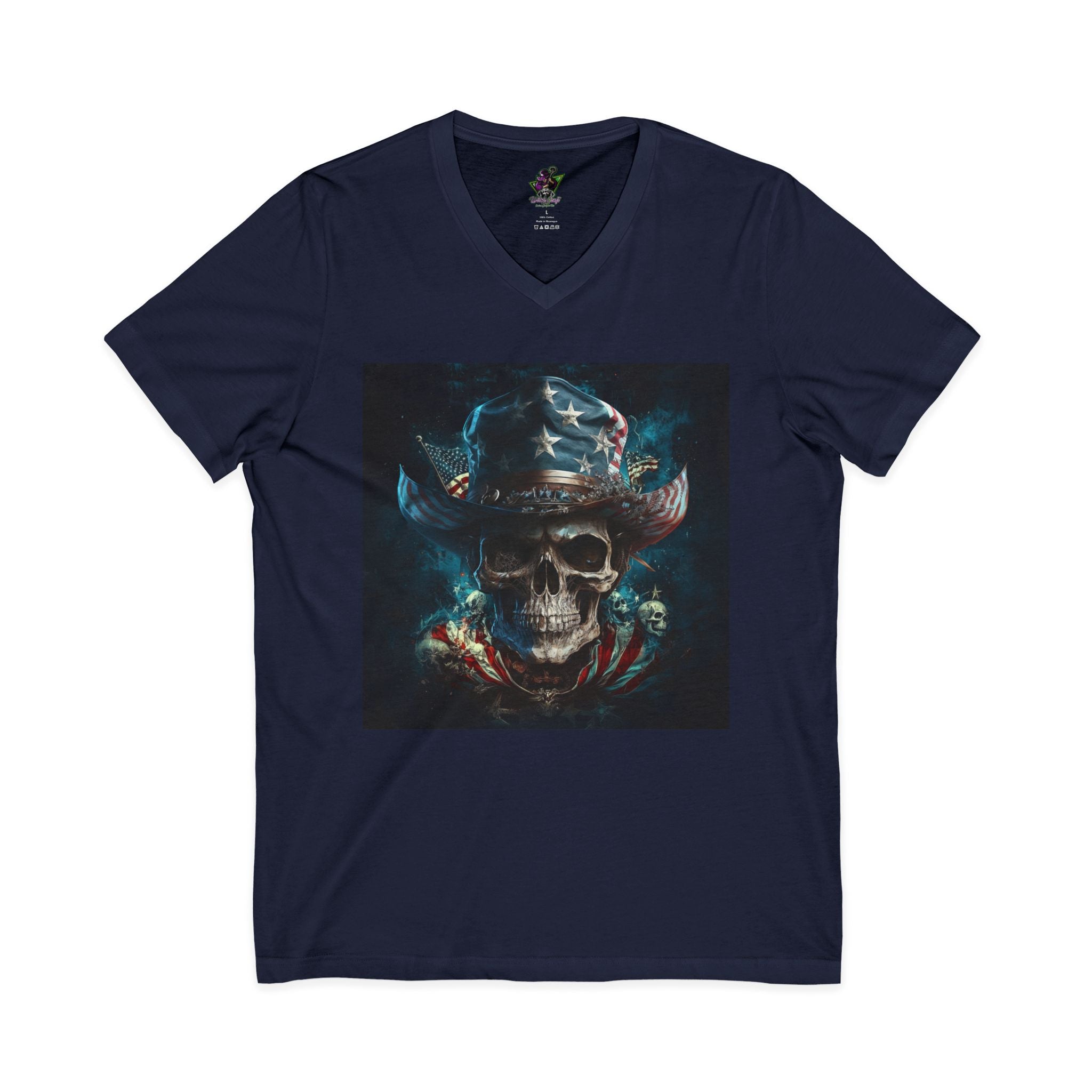 Skull Cowboy / V-Neck Tee