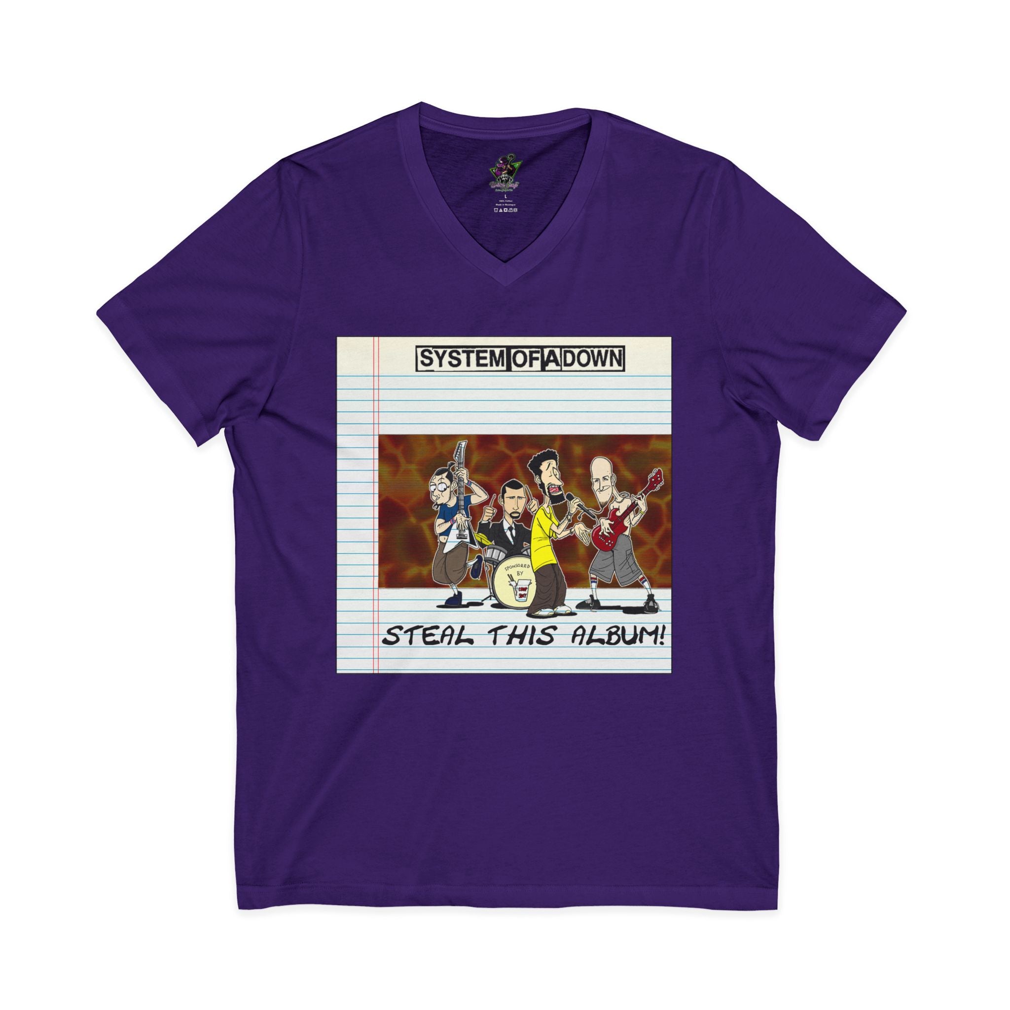 SOAD Steal This Album F&B / V Neck Tee