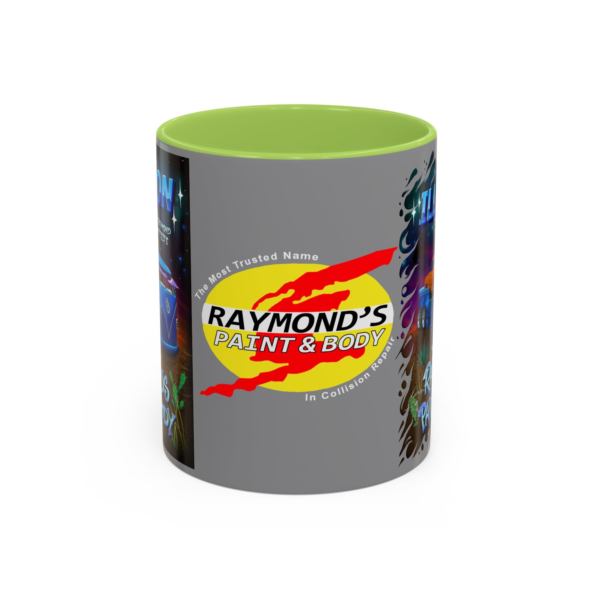 Raymond's Paint & Body Logo / Accent Coffee Mug 11/15oz