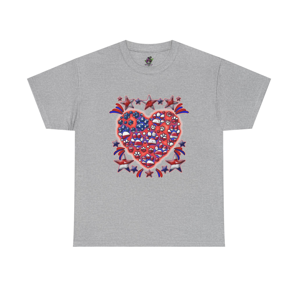 Patriotic Dog Heart