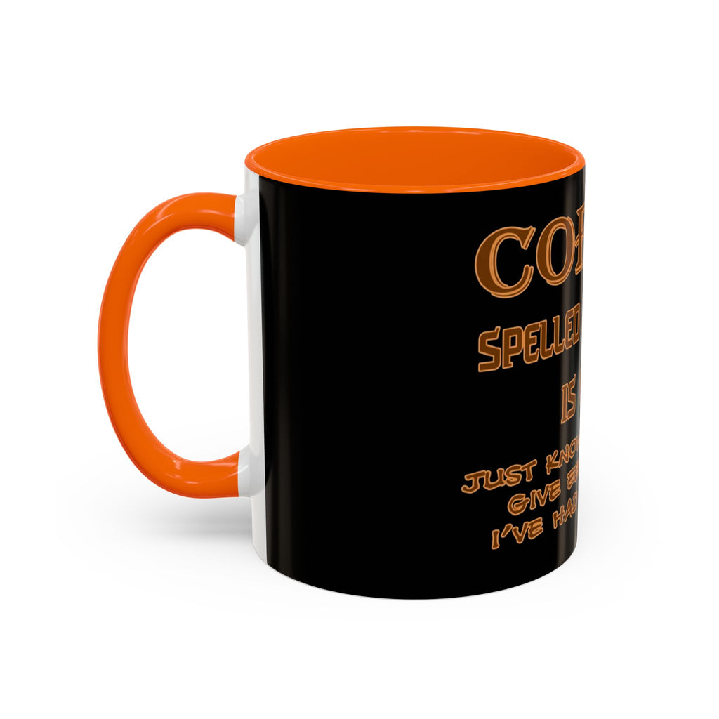 Coffee Spelled Backwards Is EEFFOC / Accent Coffee Mug 11/15oz