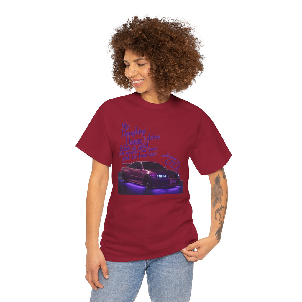 Daughter Doesn't Drive Like A Girl Purple