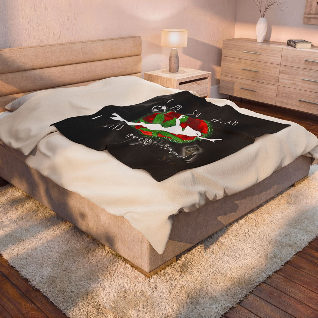 I’m So High / Velveteen Plush Blanket