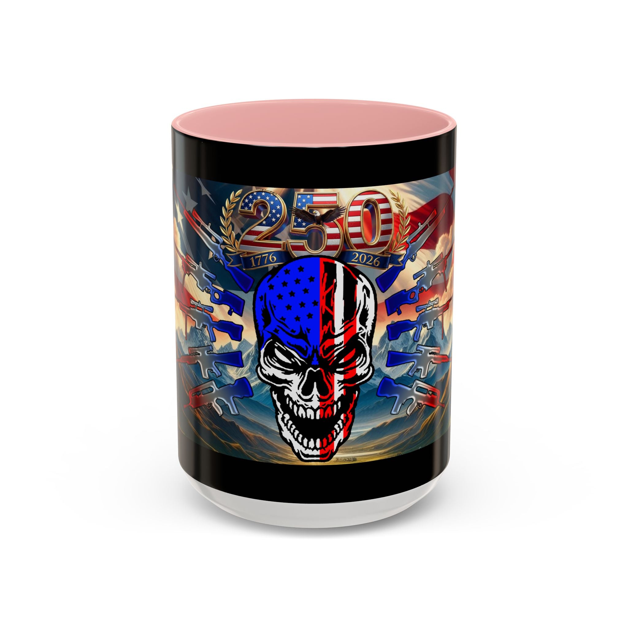 Skull & Guns 250th / Accent Coffee Mug 11/15 oz