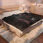 2/3 Evil Demon / Velveteen Plush Blanket