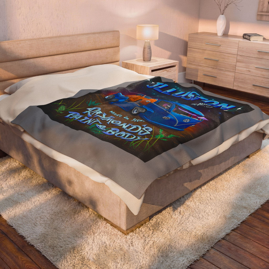 Raymond's Paint & Body 1 / Velveteen Plush Blanket