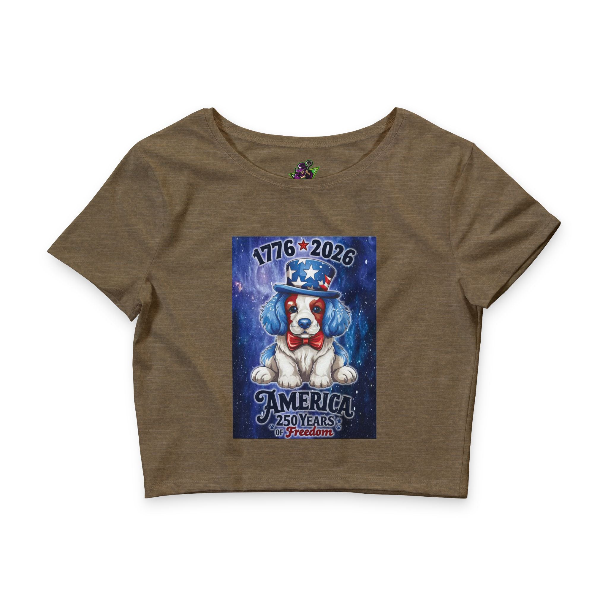 Patriotic 250 Puppy / Crop Tee