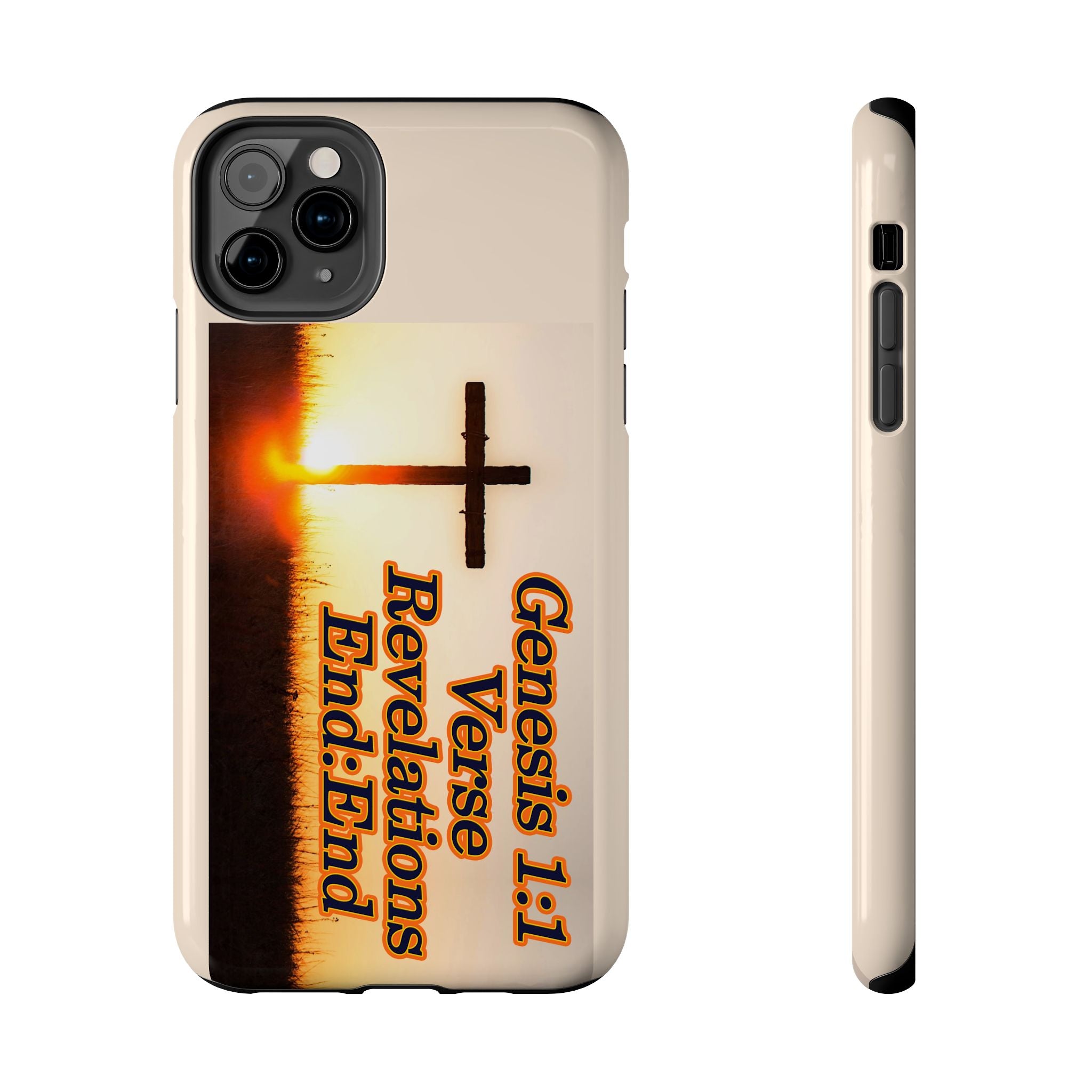Genesis 1:1 Verse Revelations End:End / Tough Phone Case