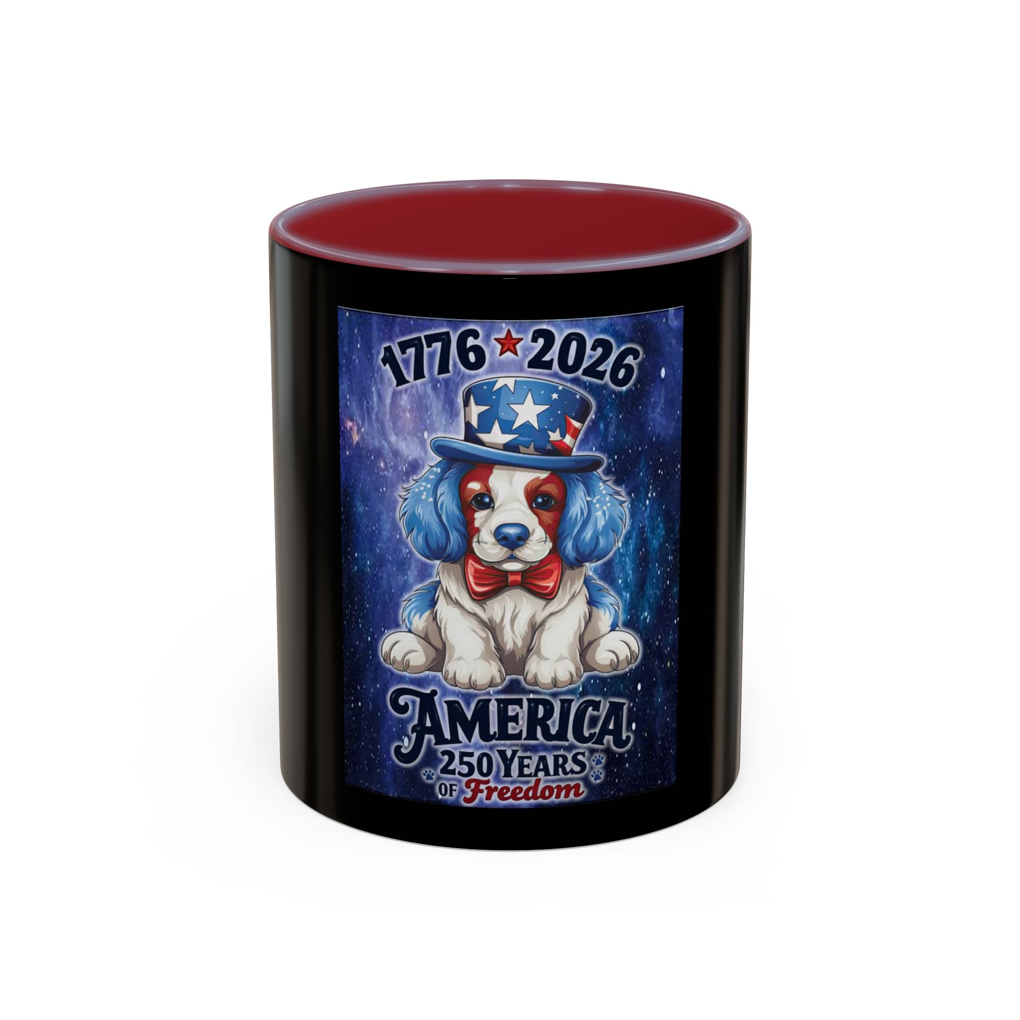 America Puppy 250th / Accent Coffee Mug 11/15oz