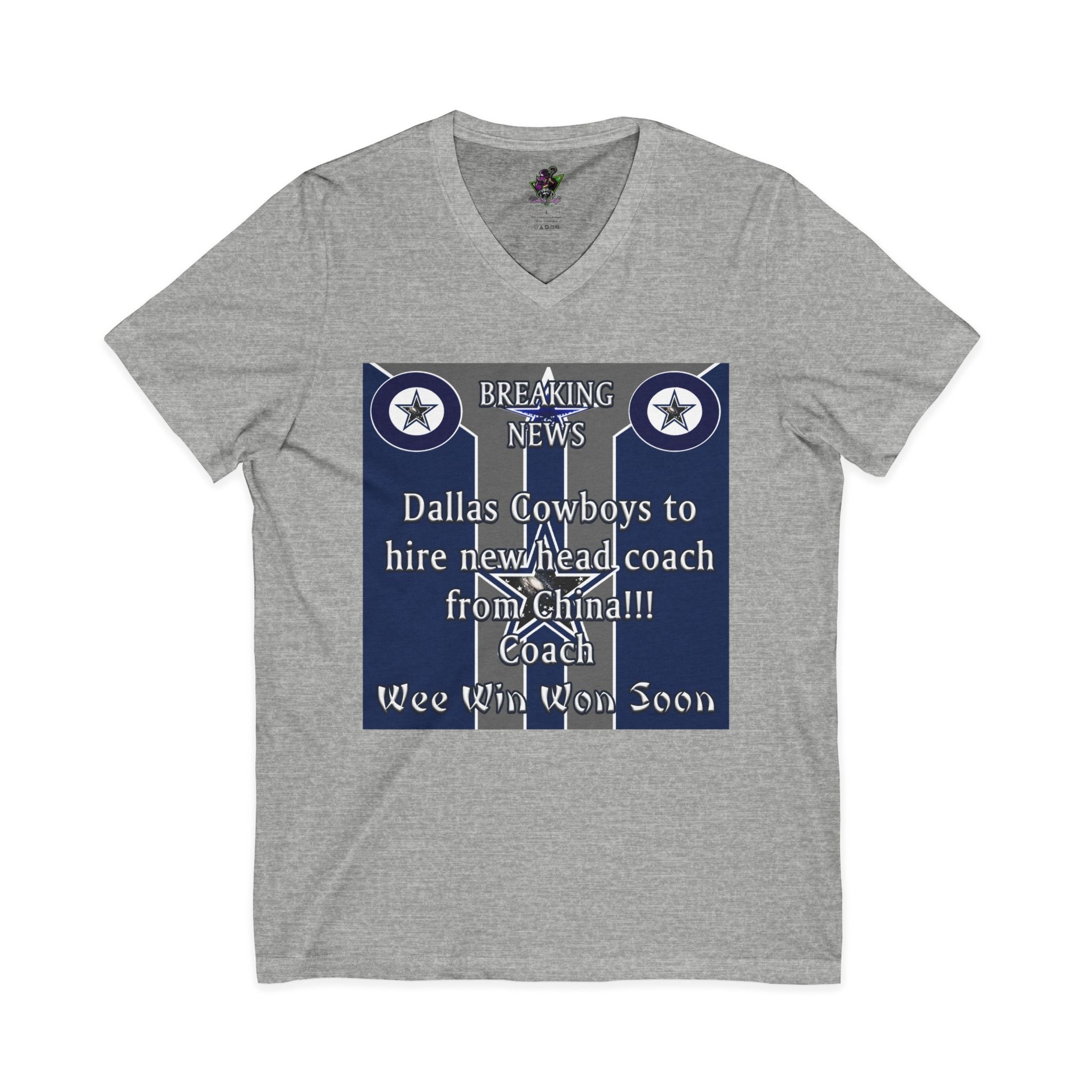 Wee Win Won Soon / V-Neck Tee
