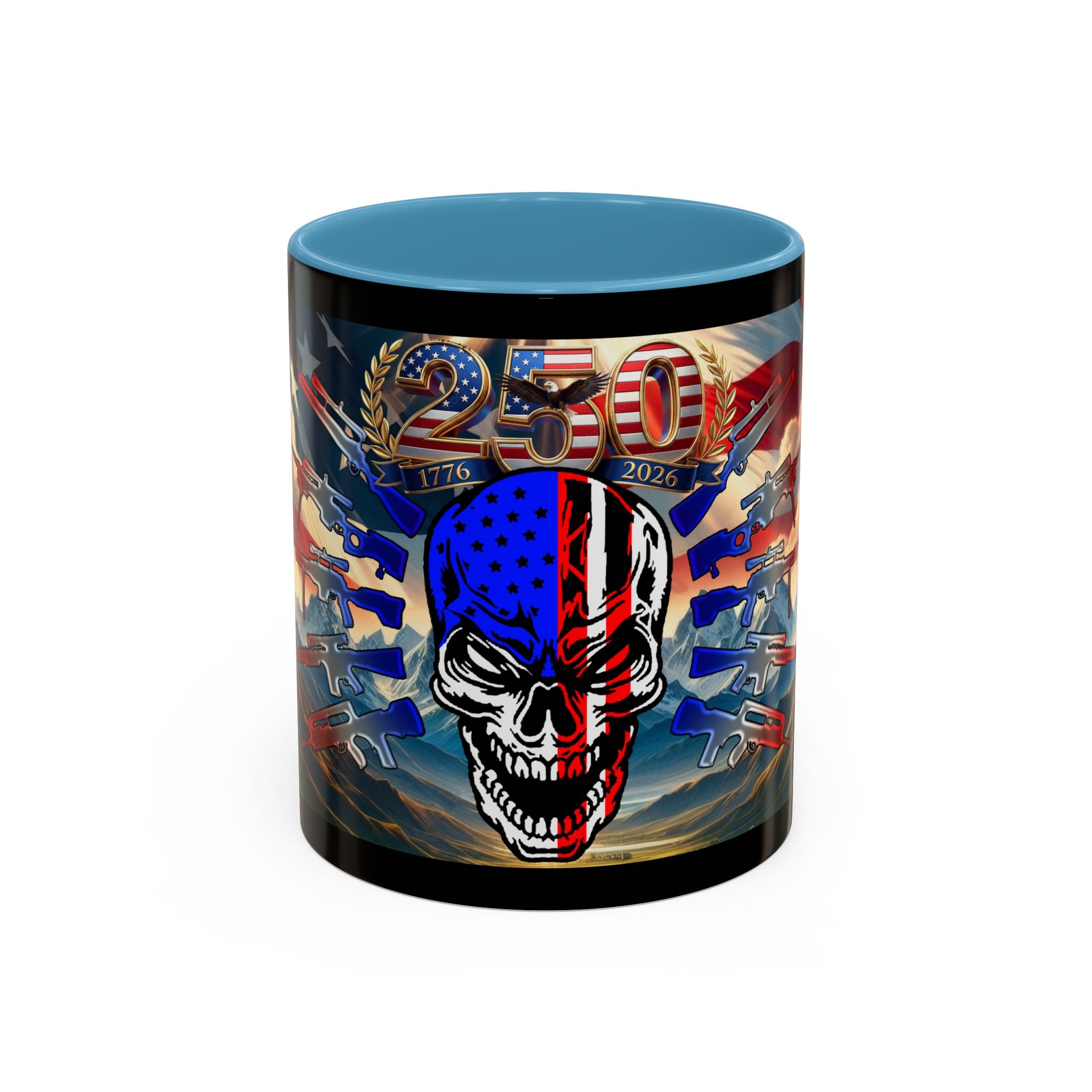 Skull & Guns 250th / Accent Coffee Mug 11/15 oz