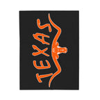Texas Longhorns 1 / Velveteen Plush Blanket