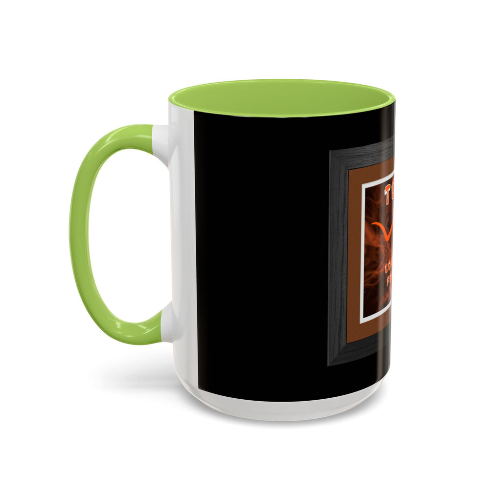 Texas Longhorns Framed / Accent Coffee Mug 11/15oz