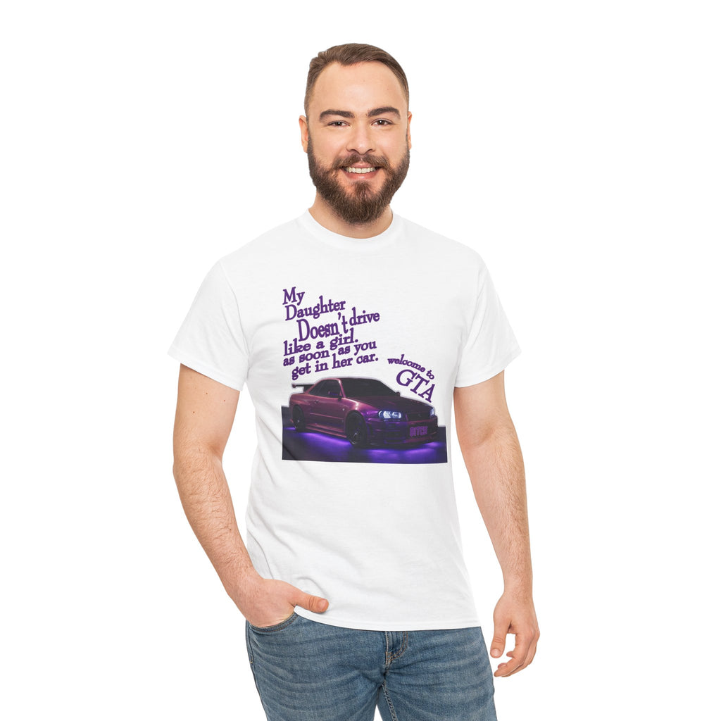 Daughter Doesn’t Drive Like A Girl Purple